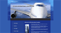 Desktop Screenshot of alfainternationallogistics.com